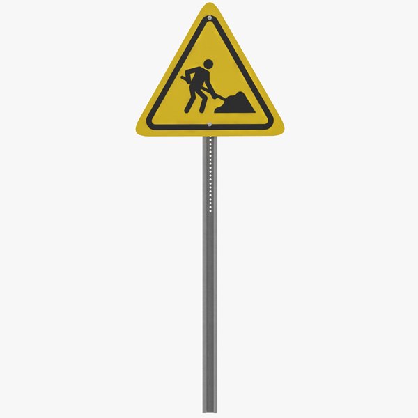 3D Traffic Sign 19