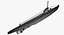 world war u-boat 3d model