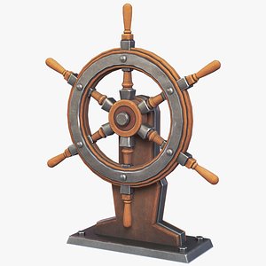 Ships Wheel Clock 3D Model $49 - .3ds .fbx .max .obj - Free3D