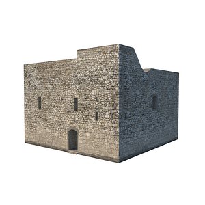 castle prison 3D model