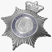 London Metropolitan Police Helmet Plate