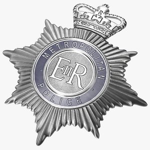 London Metropolitan Police Helmet Plate