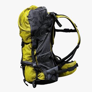 Outdoor Survival Bag - PBR Textured Backpack Model model
