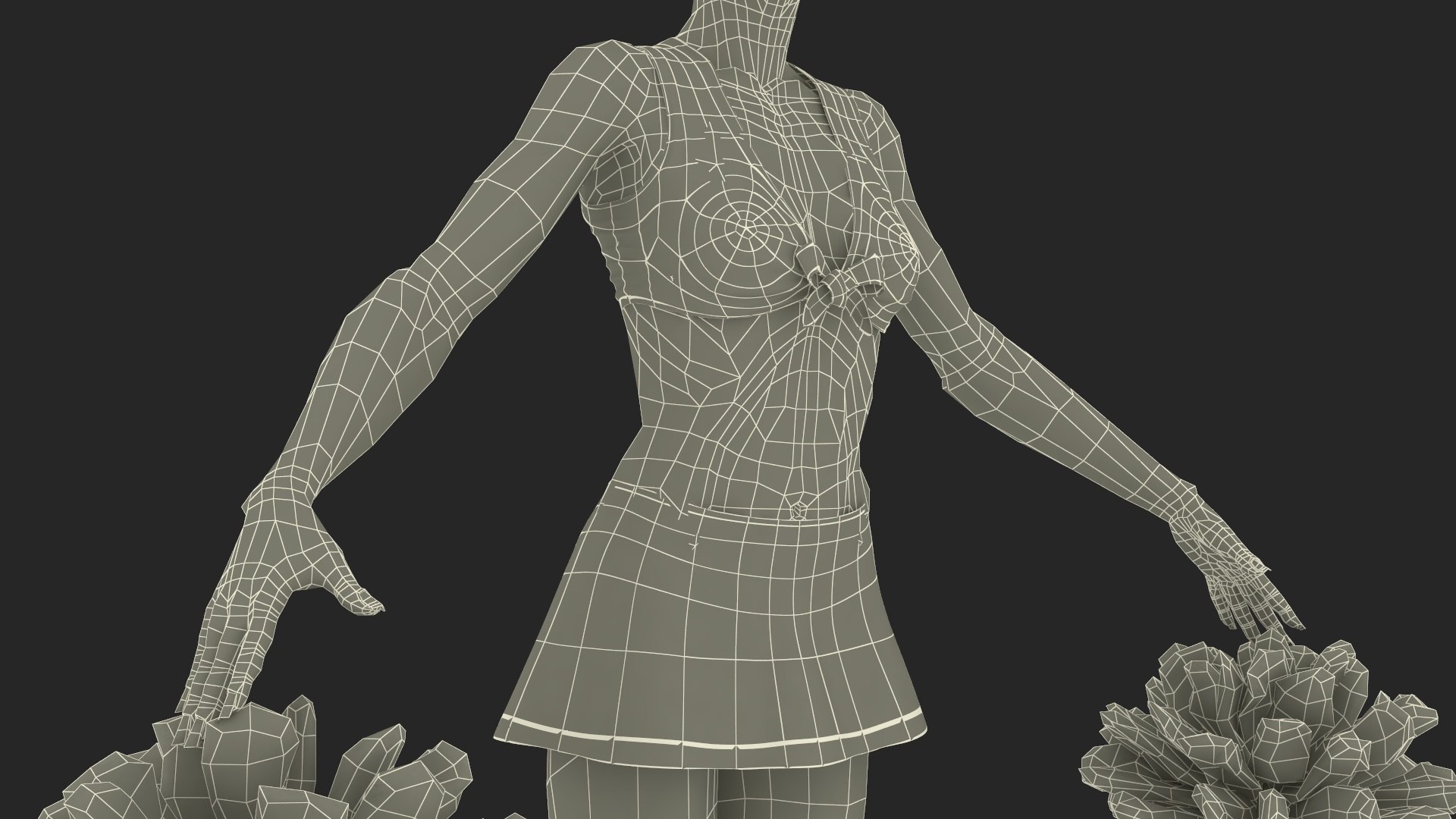 3D model Caucasian Female Dancer with Pom-poms T-pose https://p.turbosquid.com/ts-thumb/iz/NjYCBe/sN/caucasianfemaledancerwithpompomstpose3dsmodel038/jpg/1711312164/1920x1080/fit_q87/582651e60e005938dd7b5a521a05818151900b8a/caucasianfemaledancerwithpompomstpose3dsmodel038.jpg