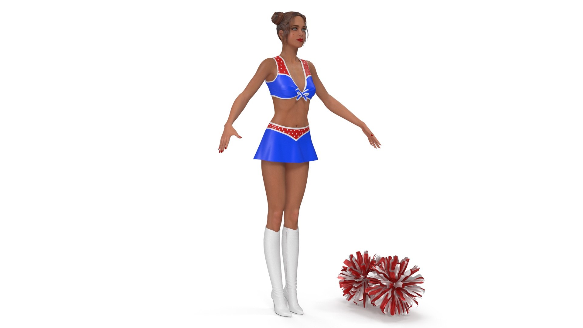 3D model Caucasian Female Dancer with Pom-poms T-pose https://p.turbosquid.com/ts-thumb/iz/NjYCBe/wK/caucasianfemaledancerwithpompomstpose3dsmodel012/jpg/1711312052/1920x1080/fit_q87/a4d0e92ceee050e4063a01edf85ea53978397300/caucasianfemaledancerwithpompomstpose3dsmodel012.jpg