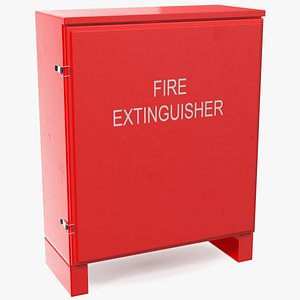 Dual Fire Extinguisher Fibreglass Cabinet