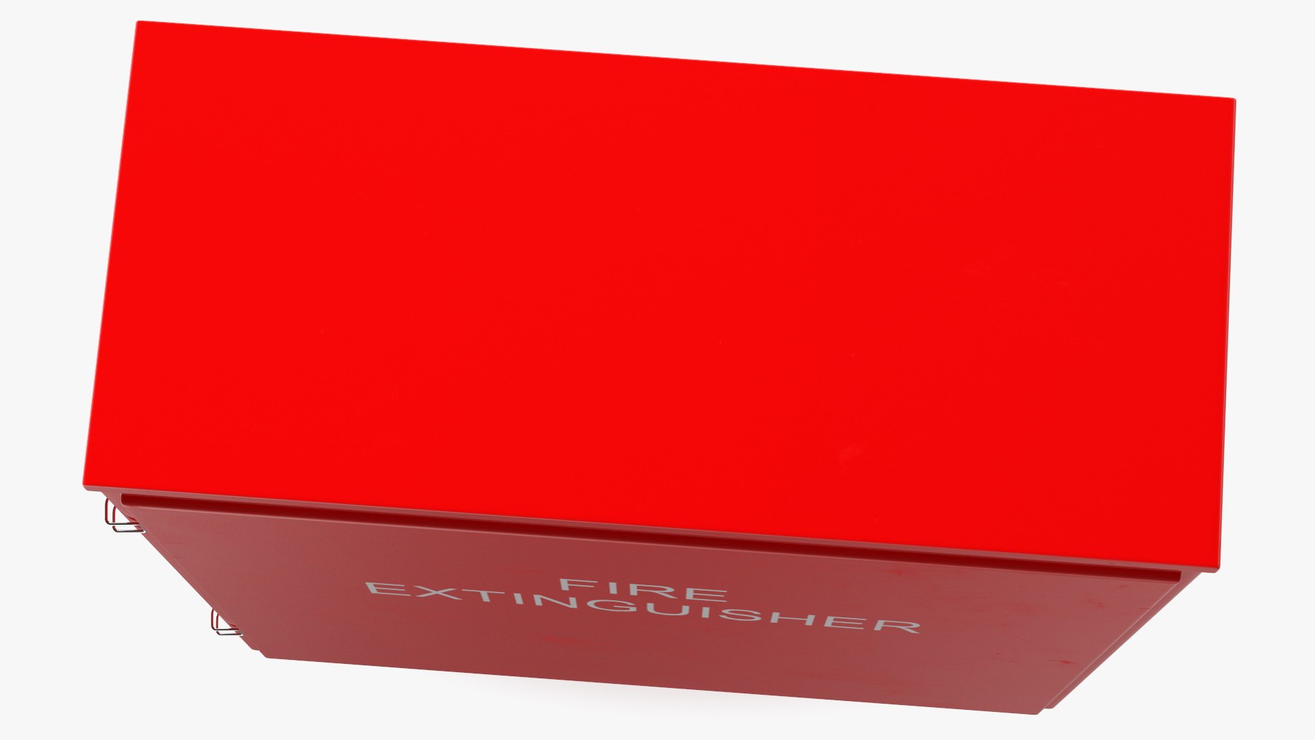 3D dual extinguisher fibreglass cabinet - TurboSquid 1683265
