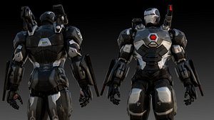 3D War Machine 3D Model High Quality Game Ready Asset