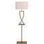 Katniss Chrome Table Lamp with Shade in Grey