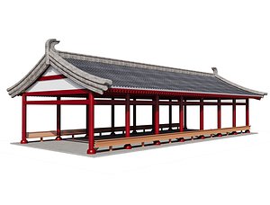 Covered Corridor Pavilion 3D