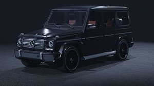 3D 2015 Mercedes-Benz G-Class G 63 AMG 3D Model  The Legendary Off-Road Icon model