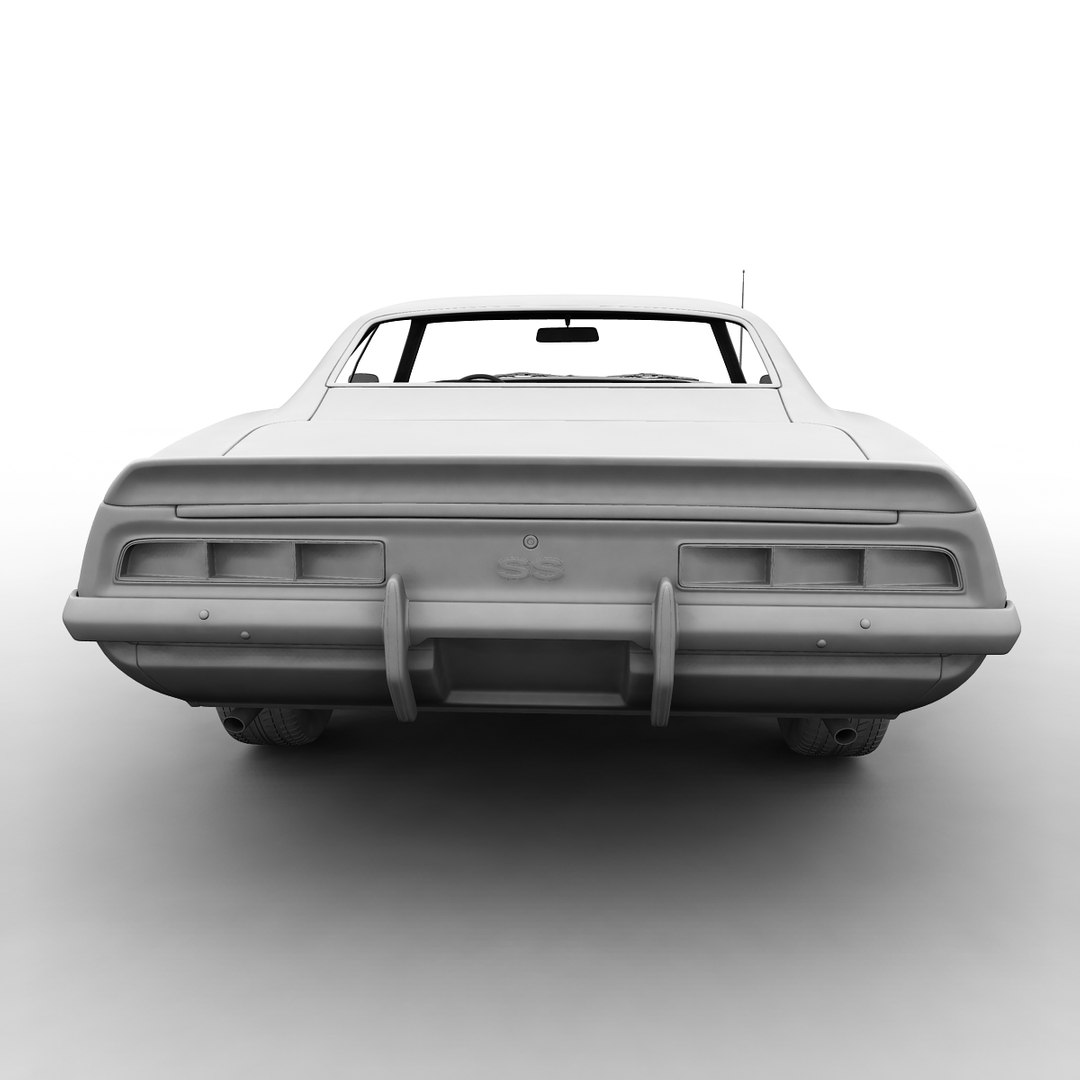 Chevrolet Camaro Ss 1970 3d Model 5630