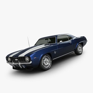 chevrolet camaro ss 1970 3d model
