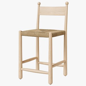 Shoppe counter stool Martin Oak by Amber Lewis model