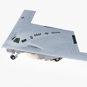 3D model B-21 Raider Long-Range Aircraft Rigged for Maya