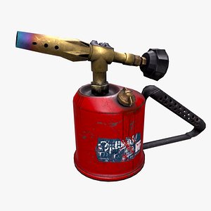 Blowtorch Low-poly PBR 3D model