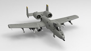 A-10A Thunderbolt II 3D model