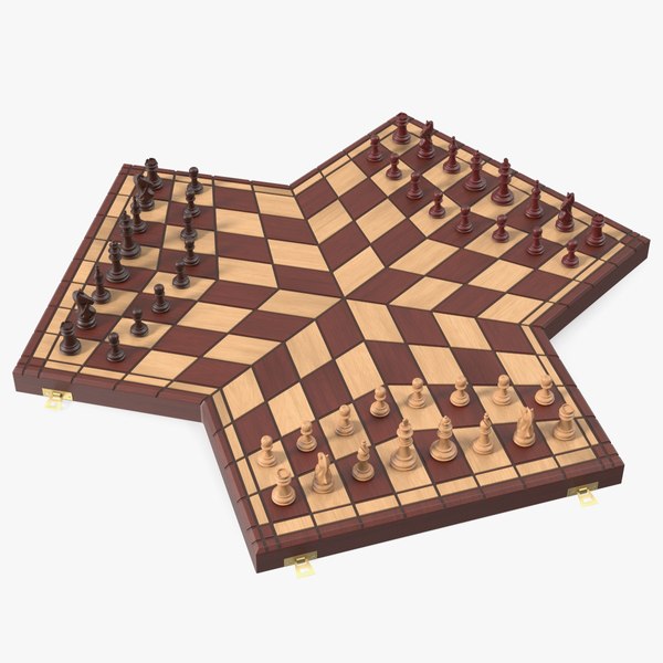 3D Printable Jogo de Xadrez Goianese / Art Deco Chess Set by