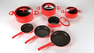 Cookware pots and pans set