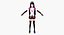 Virtuelle weibliche Figur