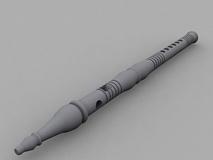 flute 3d model