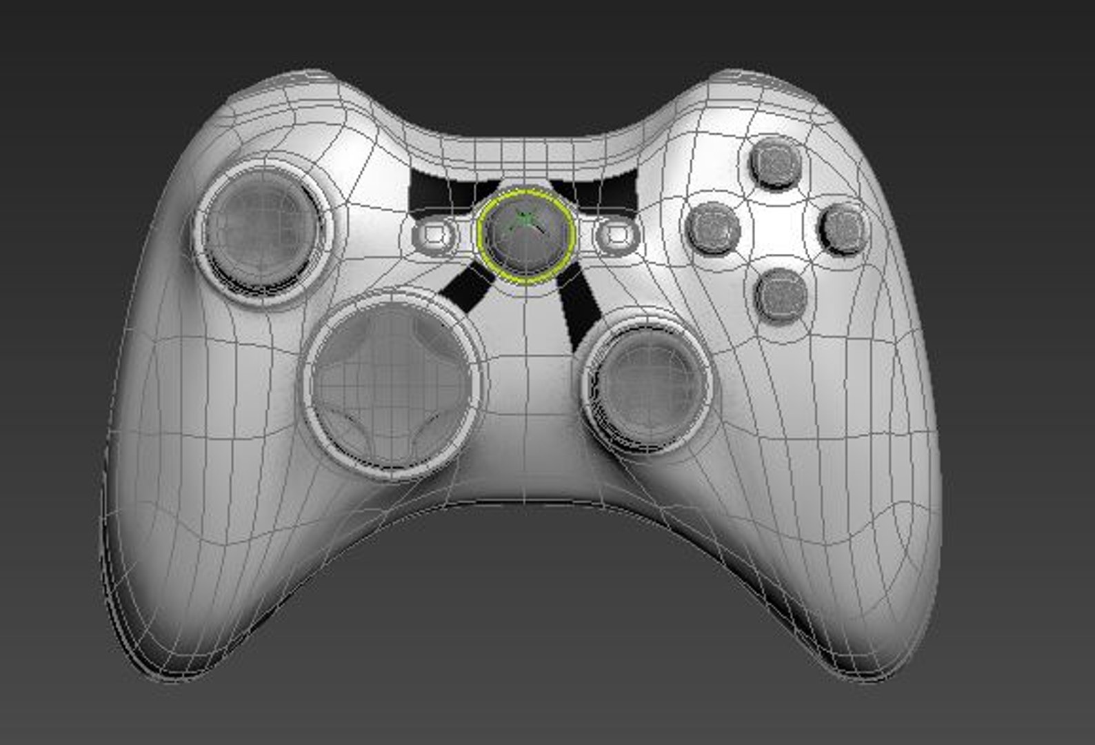 Xbox 360 Controller 3d Model