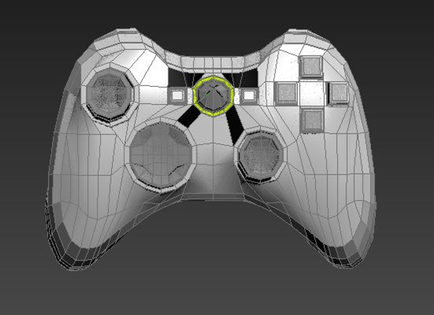 Xbox 360 Controller 3d Model