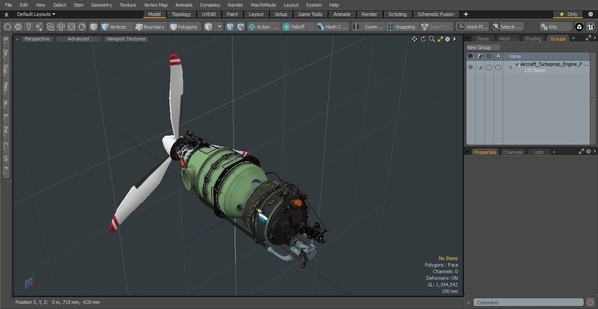 3D Aircraft Turboprop Engine Pratt And Whitney Canada PT6 - TurboSquid ...