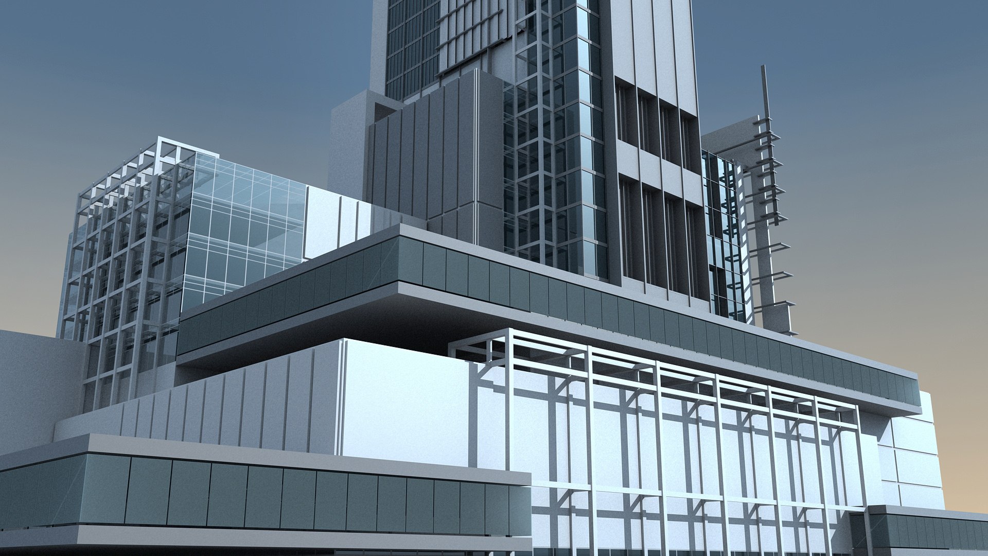 Modern Building 131 3D Model - TurboSquid 1729190