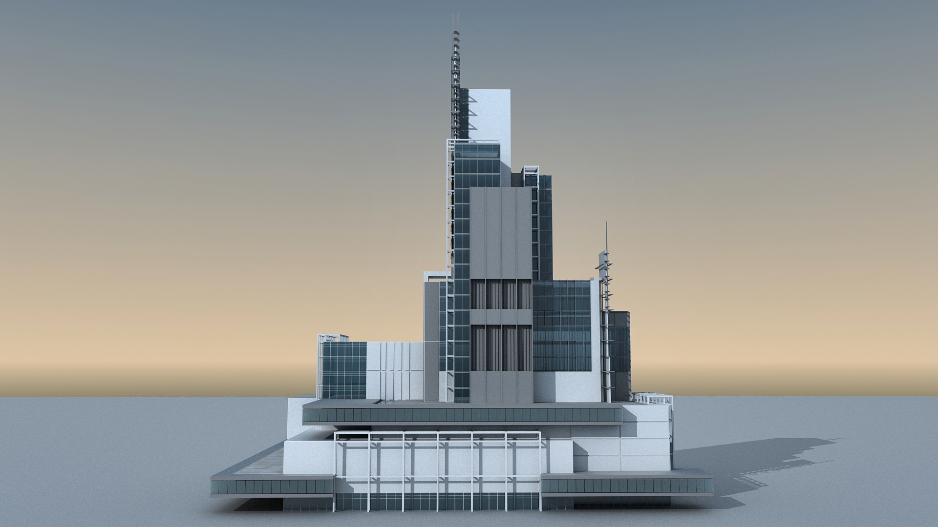 Modern Building 131 3D Model - TurboSquid 1729190