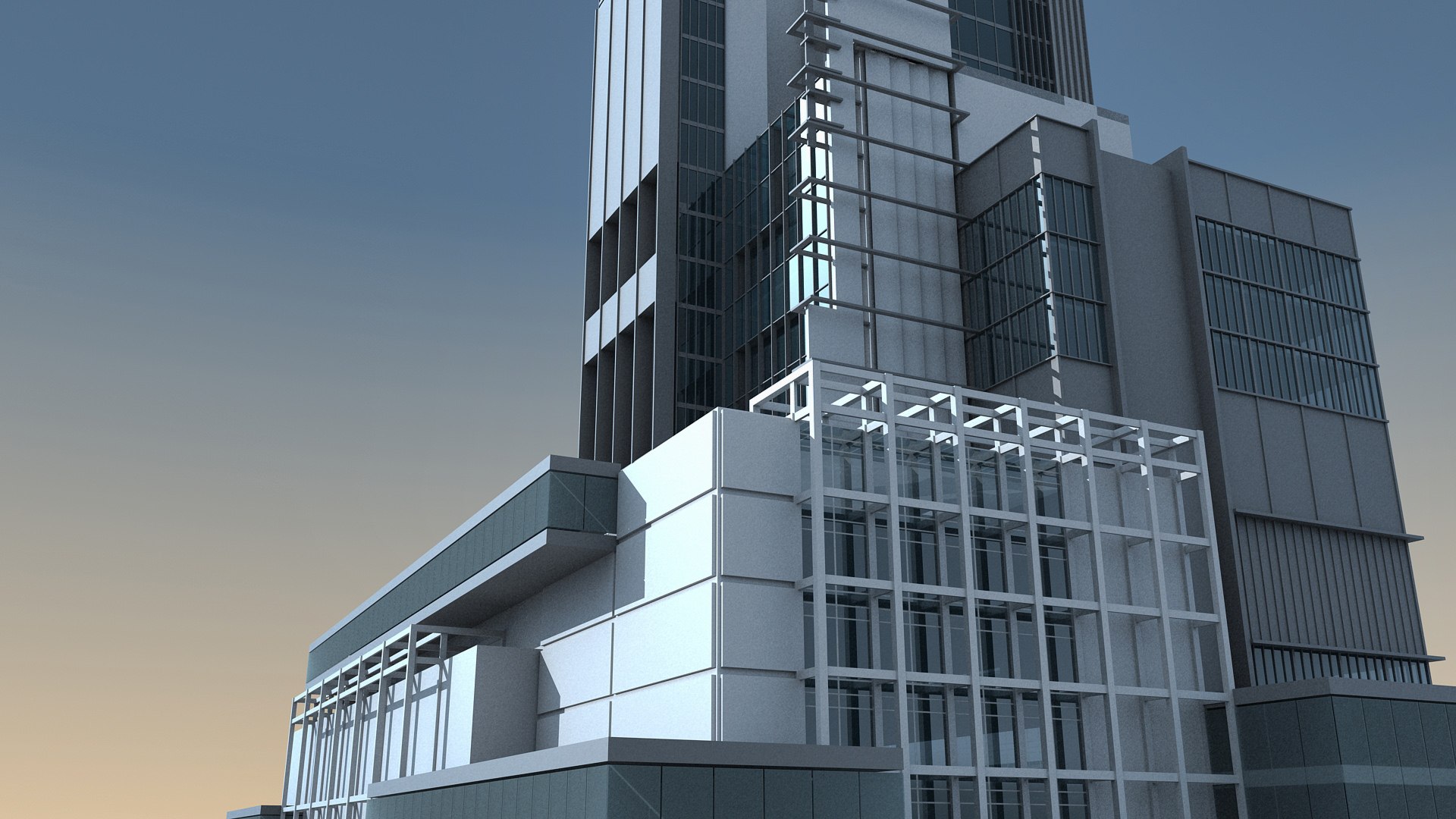 Modern Building 131 3D Model - TurboSquid 1729190