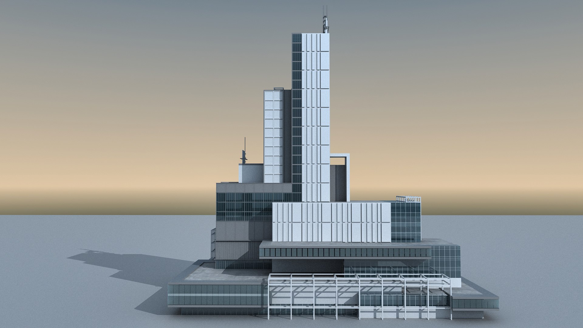 Modern Building 131 3D Model - TurboSquid 1729190