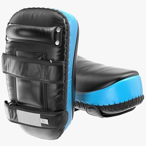 3D curved leather arm pads model