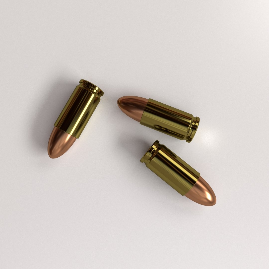 ammunition 9mm parabellum 3d 3ds