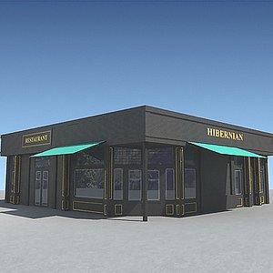 3dsmax low-poly pub