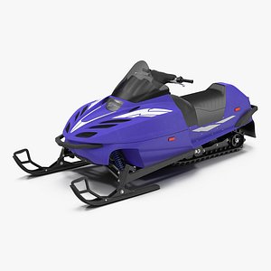 snowmobile generic 3d max