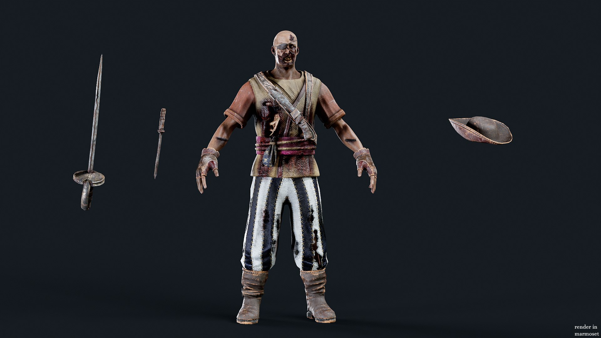 PIRATE UNDEAD 9 3D model https://p.turbosquid.com/ts-thumb/j0/C78HT5/ax/5/jpg/1741166478/1920x1080/fit_q87/22226f1283da14572f78e2124721bed0e735eaf9/5.jpg