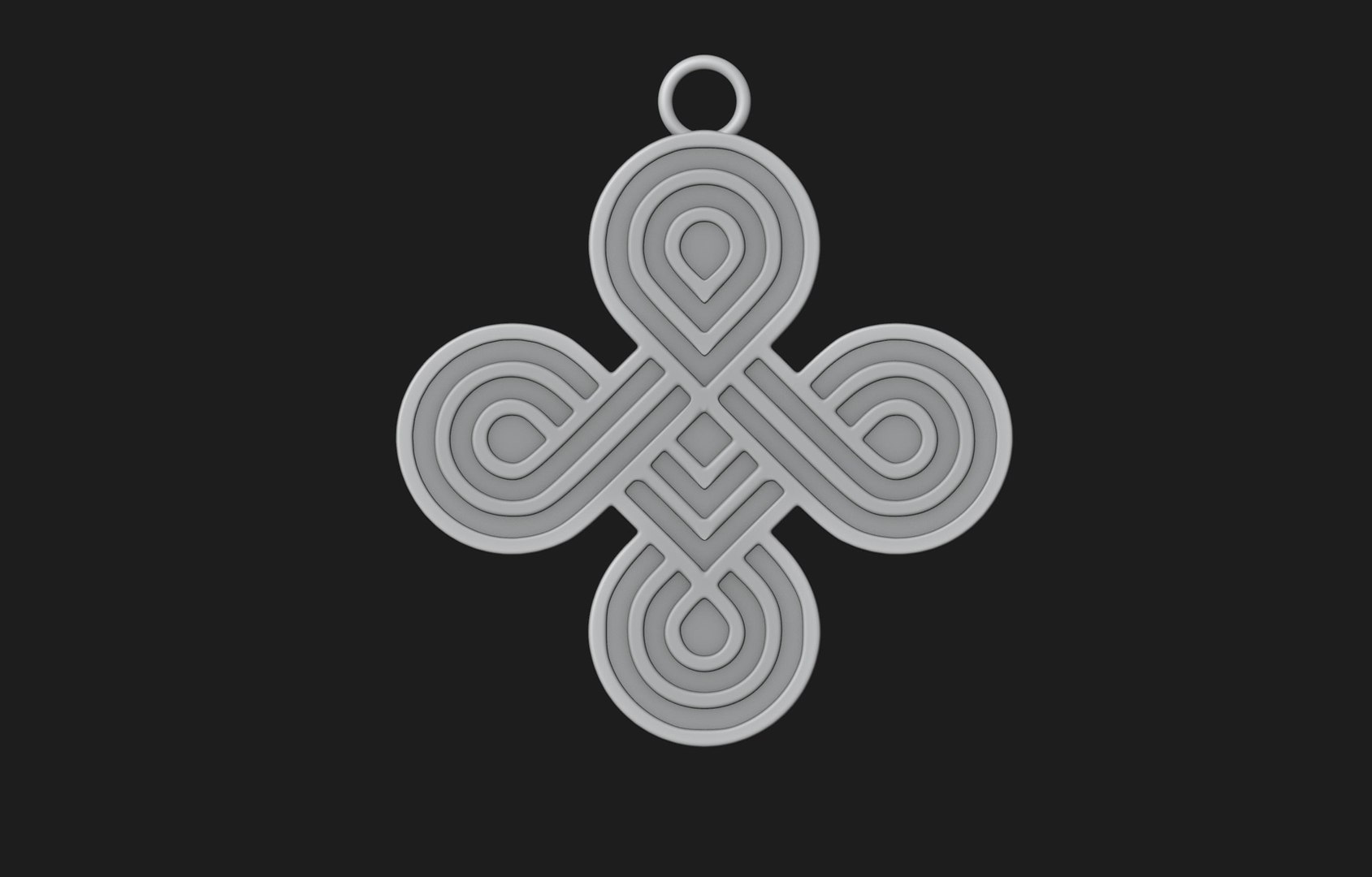 Endless Loop Pendant 3D Model - TurboSquid 2257742