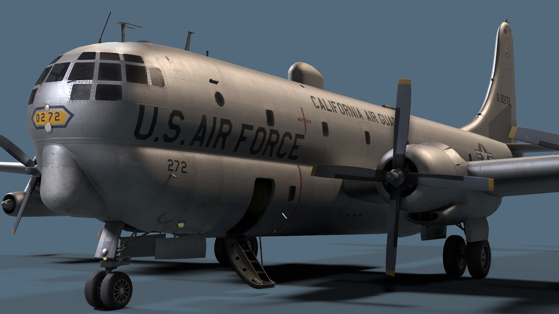 3D Boeing KC-97L Stratofreighter - TurboSquid 2206893
