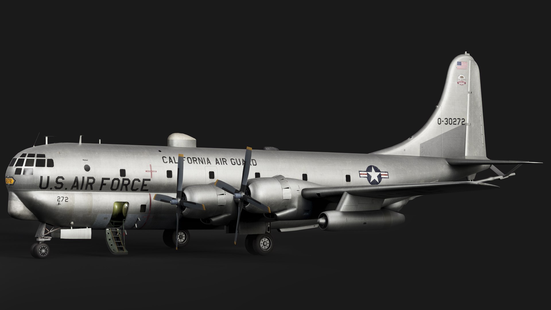 3D Boeing KC-97L Stratofreighter - TurboSquid 2206893