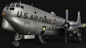 3D Boeing KC-97L Stratofreighter