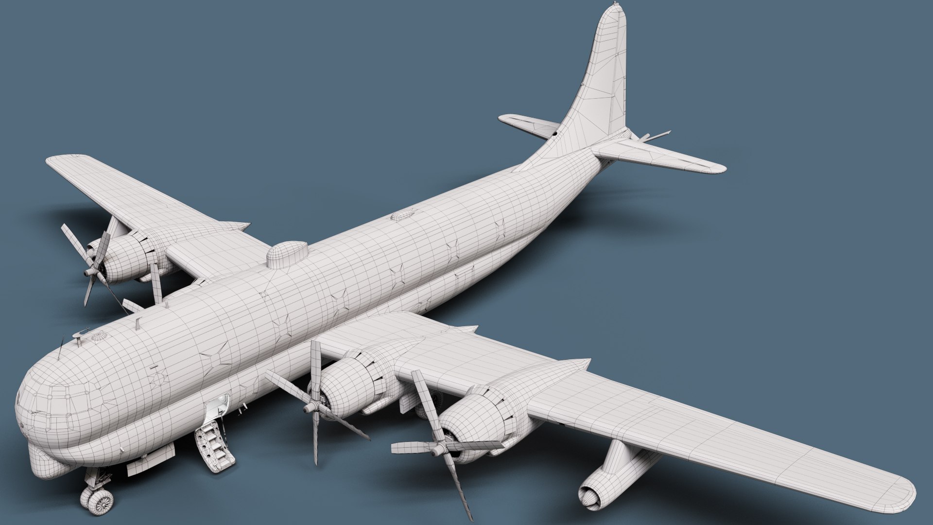 3D Boeing KC-97L Stratofreighter - TurboSquid 2206893