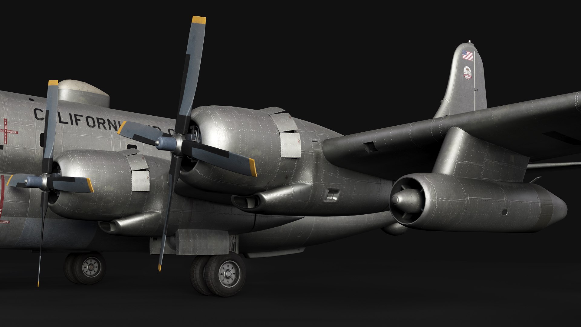3D Boeing KC-97L Stratofreighter - TurboSquid 2206893