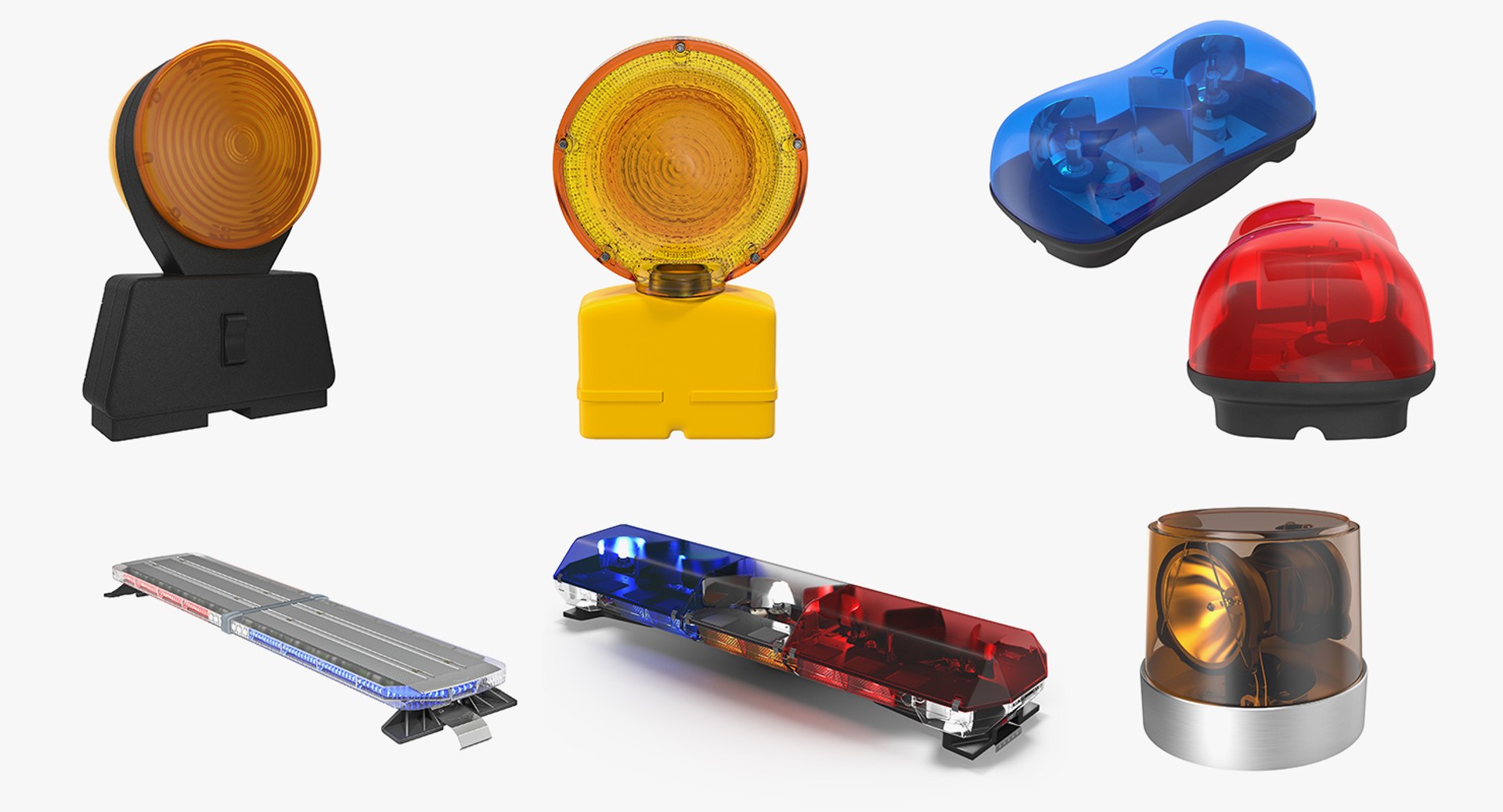 emergency warning lights 2 model https://p.turbosquid.com/ts-thumb/j0/Gdo4vV/ogUE2abi/emergencywarninglightscollection23dmodel002/jpg/1538163185/1920x1080/fit_q87/fe2e43ffd38d1bac875b965d2568c63fca437115/emergencywarninglightscollection23dmodel002.jpg