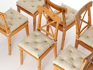 3D model ikea ingolf chair