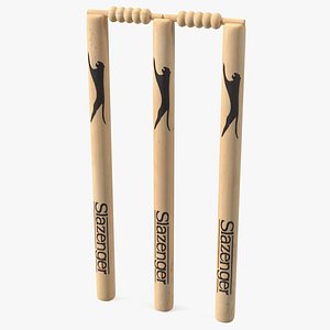 Slazenger Cricket Stumps Set 3D model