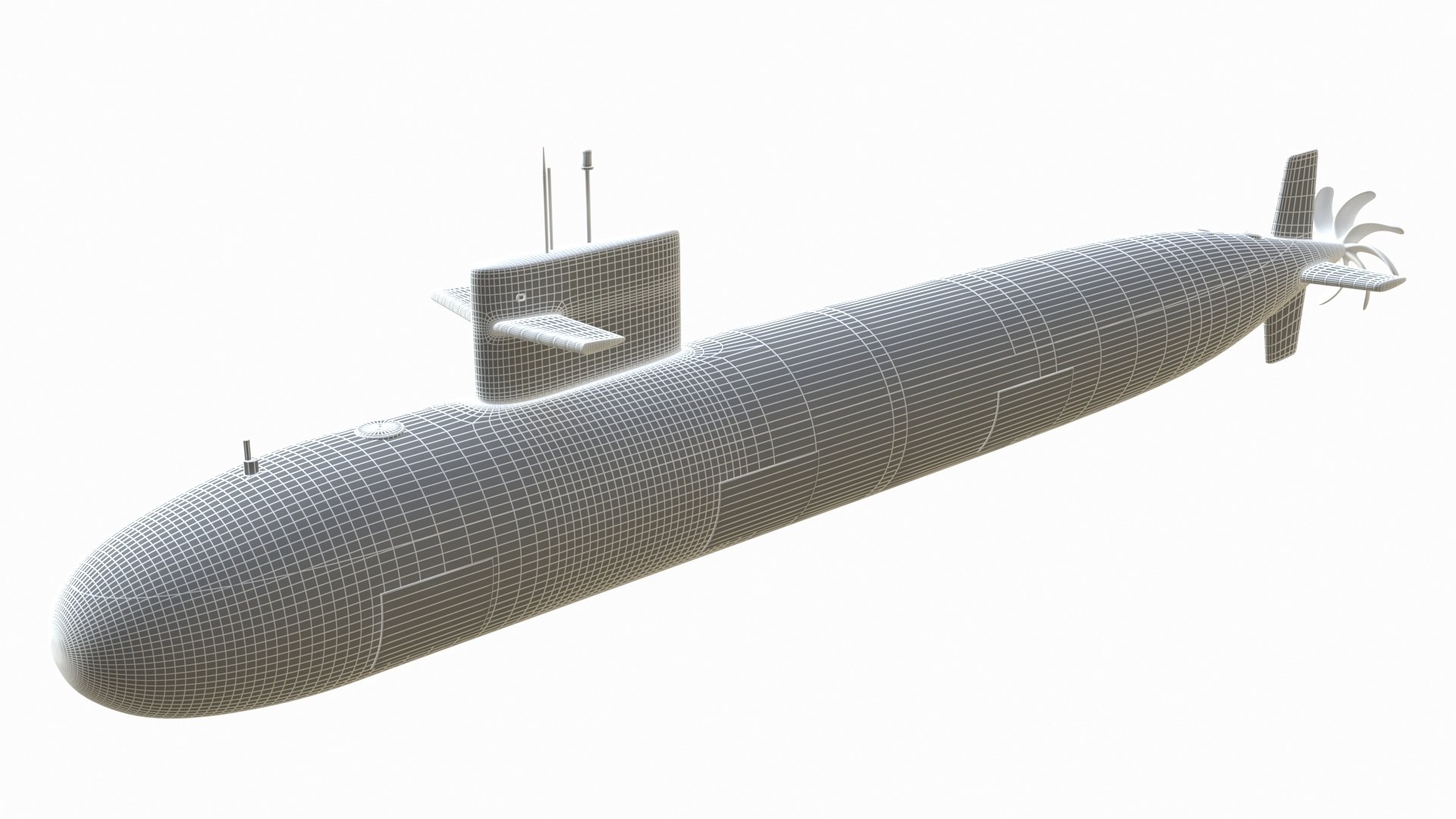Type 093 Nuclear Submarine 3D Model - TurboSquid 2426178