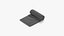 White Rolled Open Towel - bath sheet hotel gym