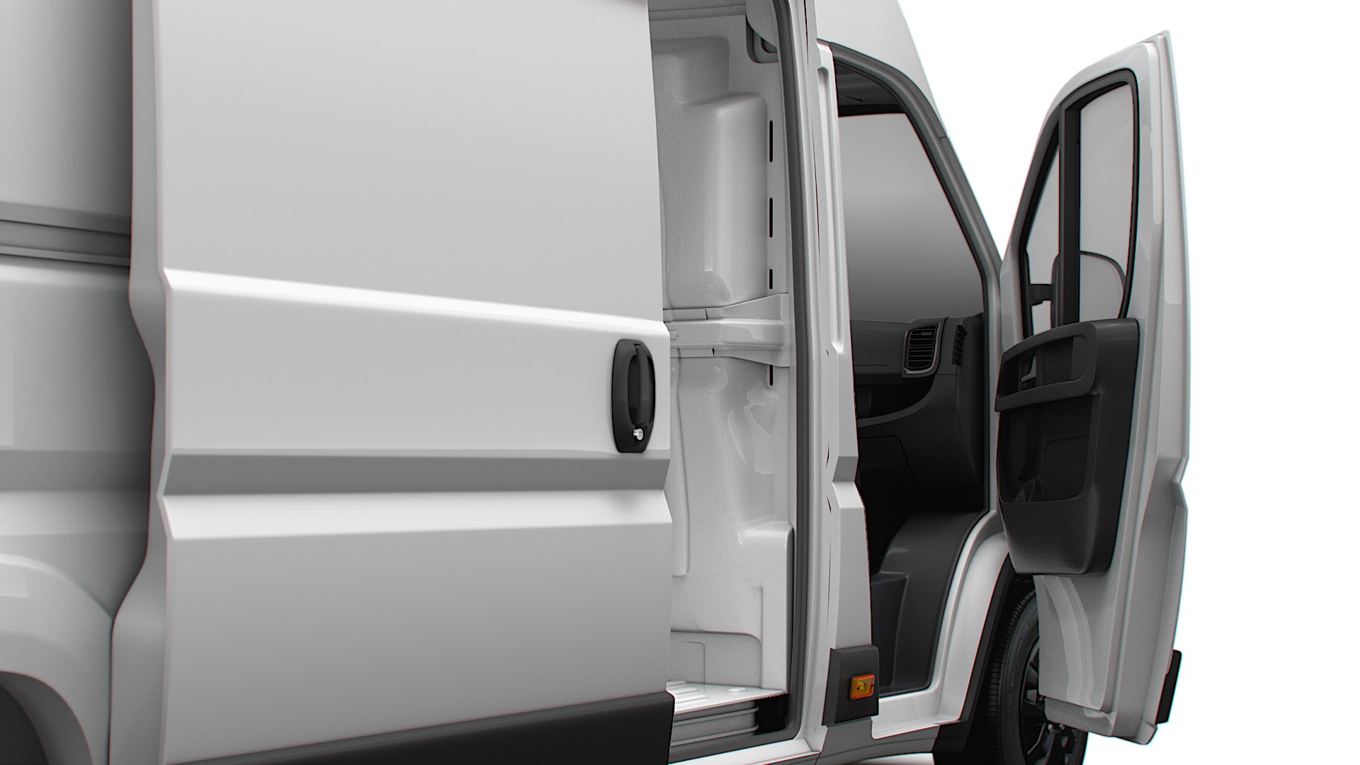 RAM Promaster Van L4H3 HQ Interior 2023 3D Model - TurboSquid 2223126