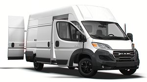 RAM Promaster Van L4H3 HQ Interior 2023 3D model